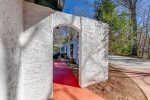Arched entrance to home